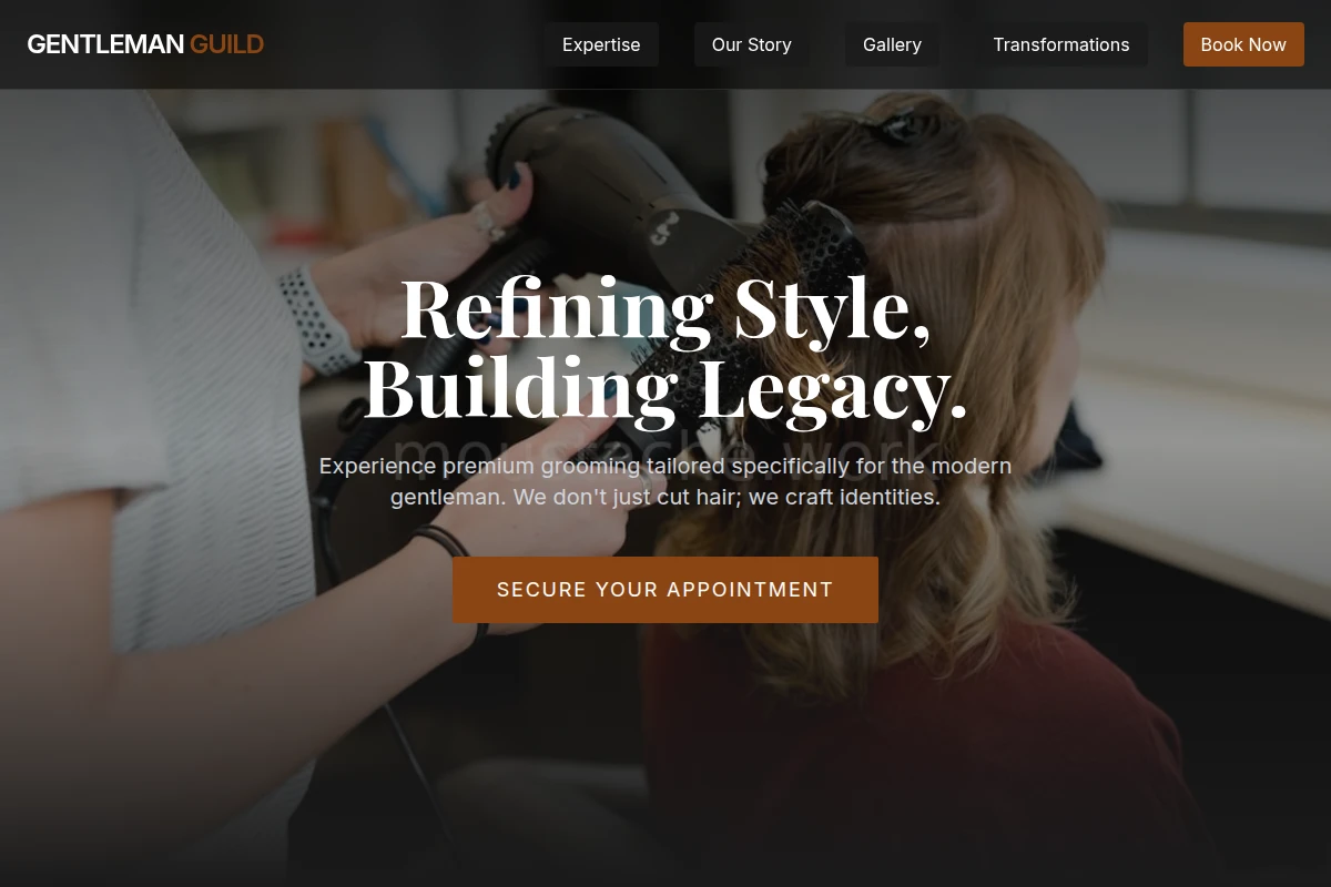 Stylist Hair Styling
